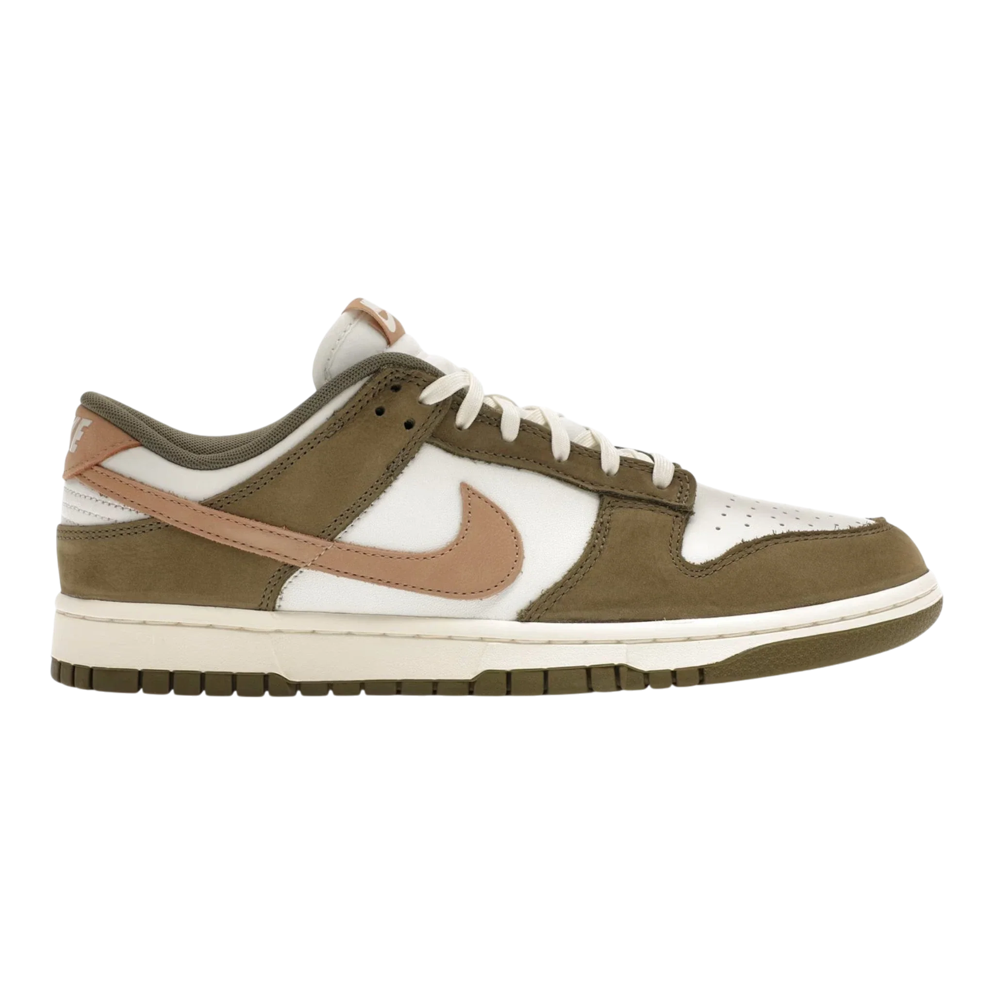 Nike Dunk Low Retro Premium Men's Sneakers — Medium Olive/Hemp Low-Top