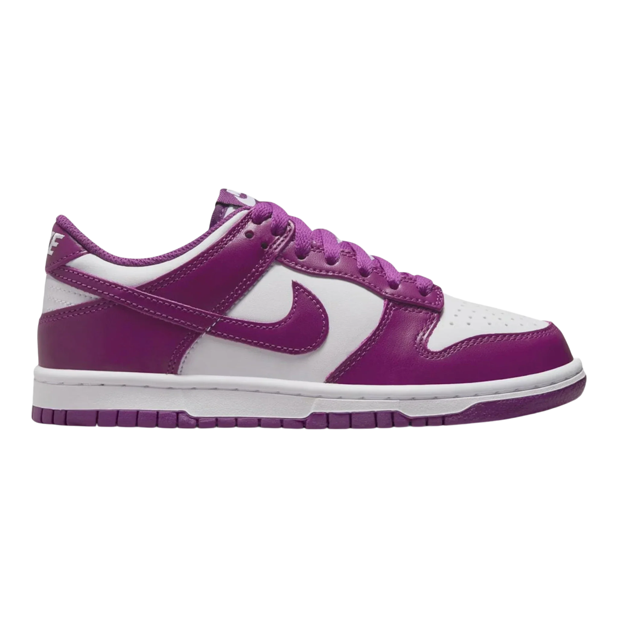 Nike Dunk Low Big Kids' (GS) Sneakers — White/Viotech Low-Top