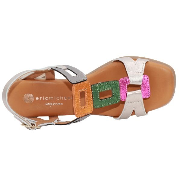 La Plume Shoes Eric Michael Nolita Leather Block Heel Sandal – product view 21