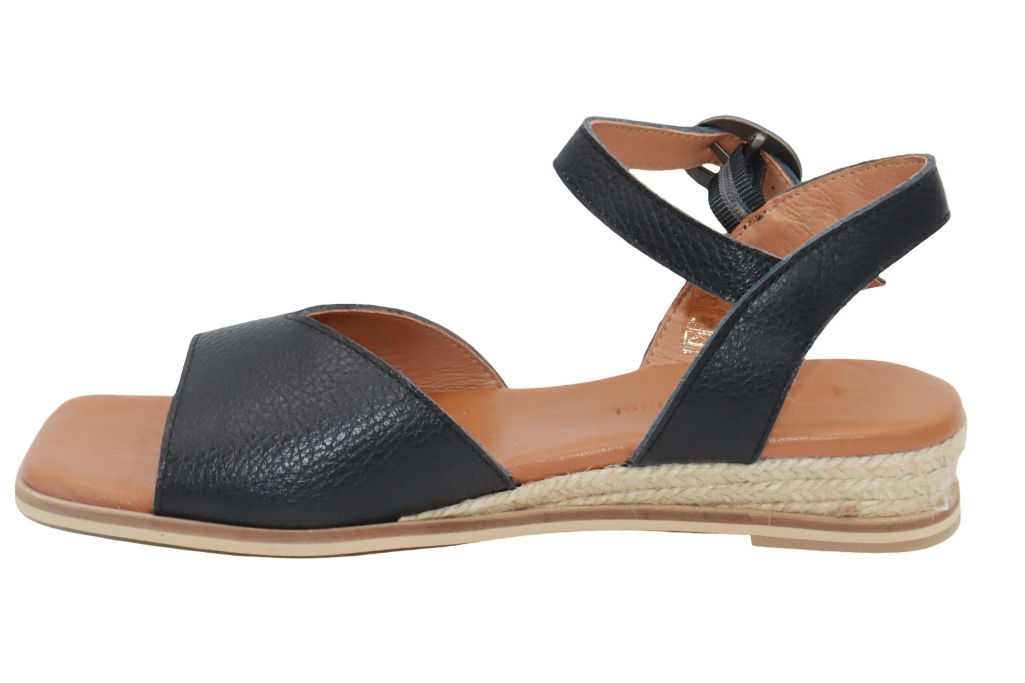 Eric Michael Noriko Women’s Square Toe Wedge Sandal