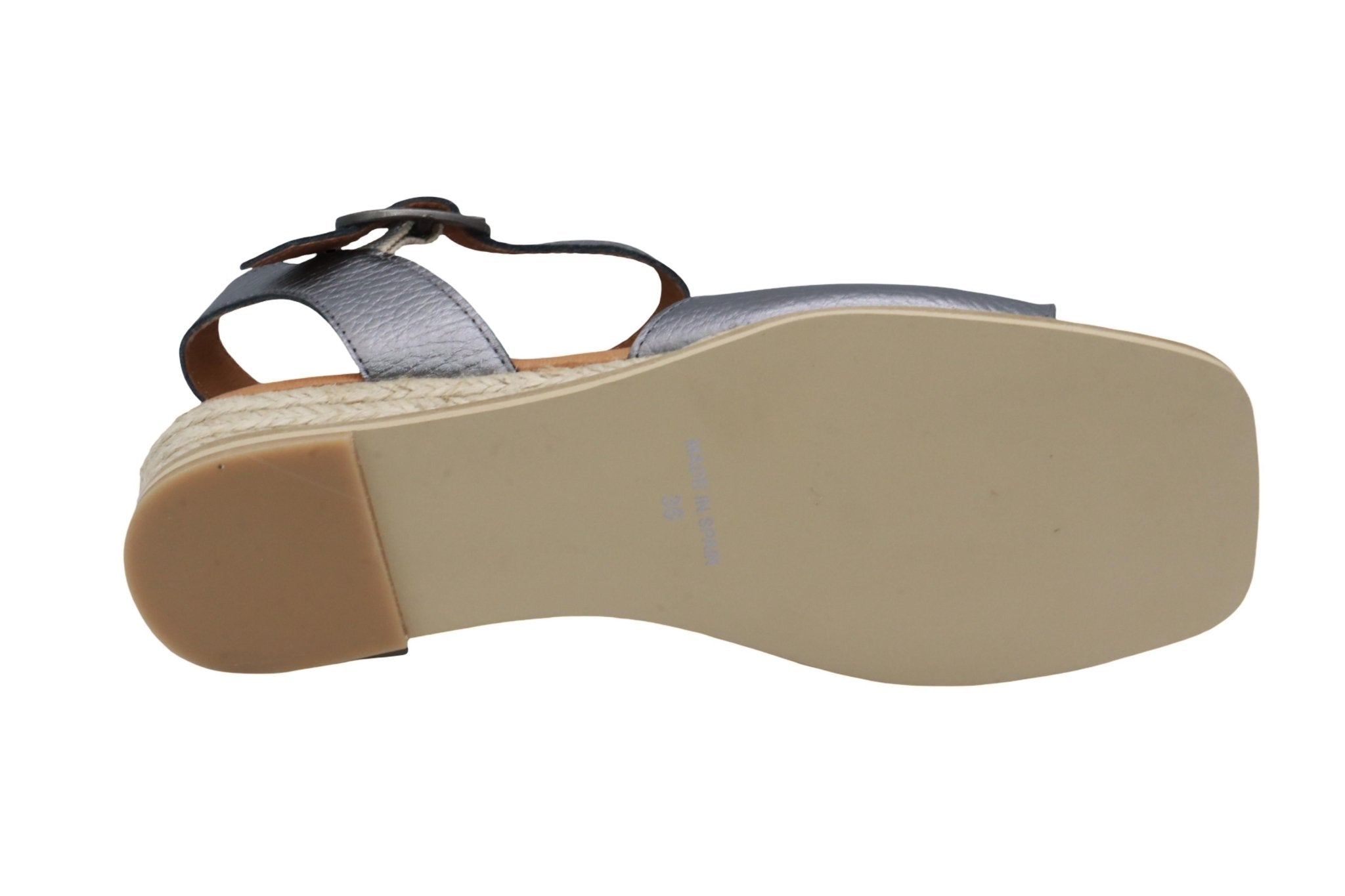 Eric Michael Noriko Women’s Square Toe Wedge Sandal