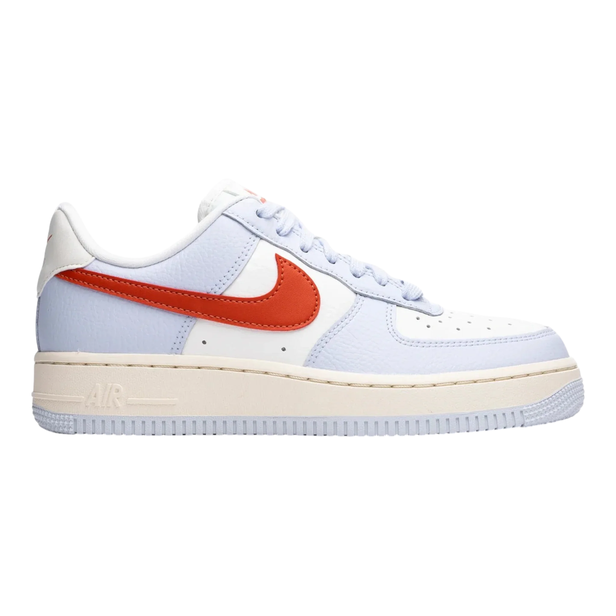 Nike Air Force 1 '07 Women's Sneakers — Football Grey Leather Low-Top