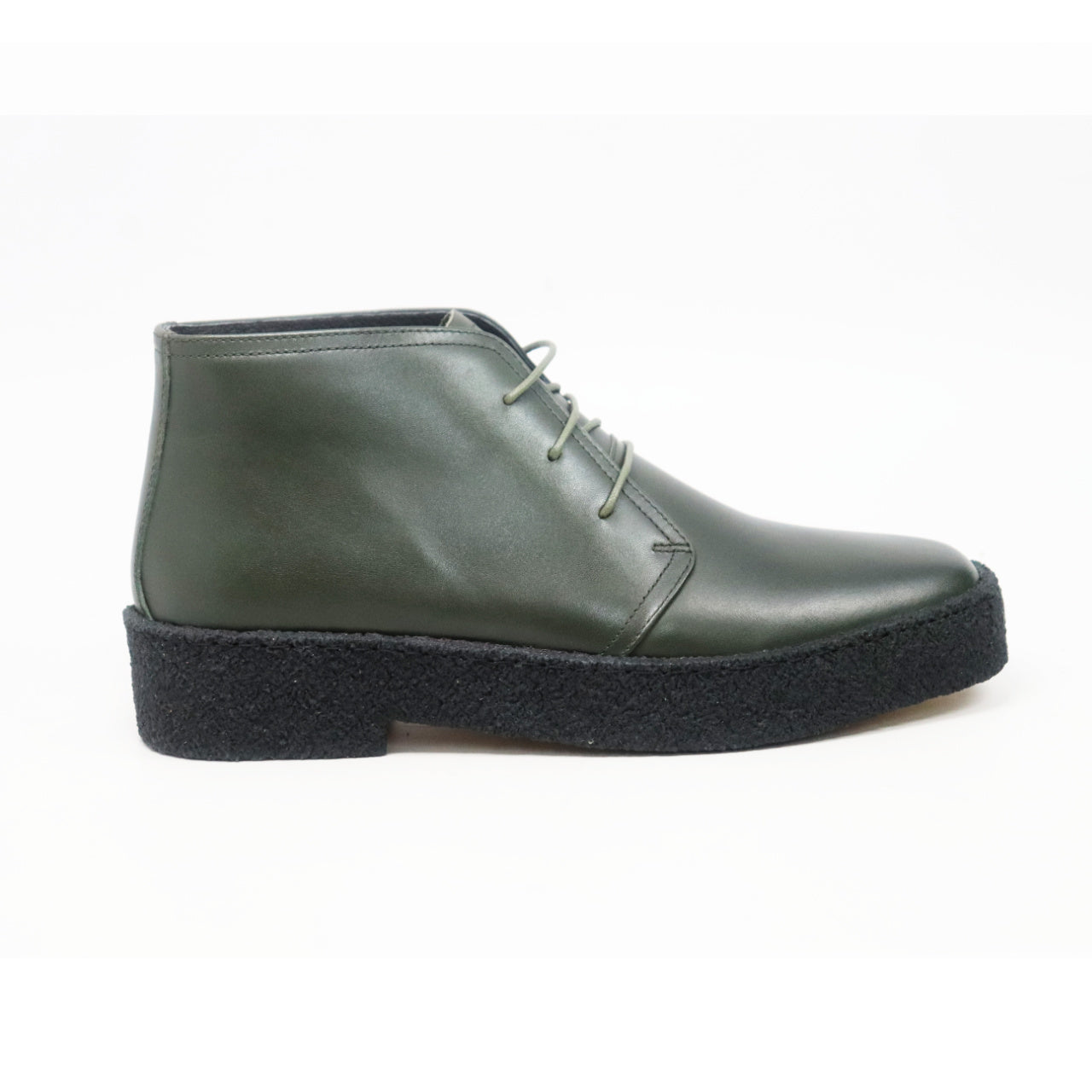 British Walkers Playboy Original Men's High Top Black Leather Shoes with Gummy Soles view 38