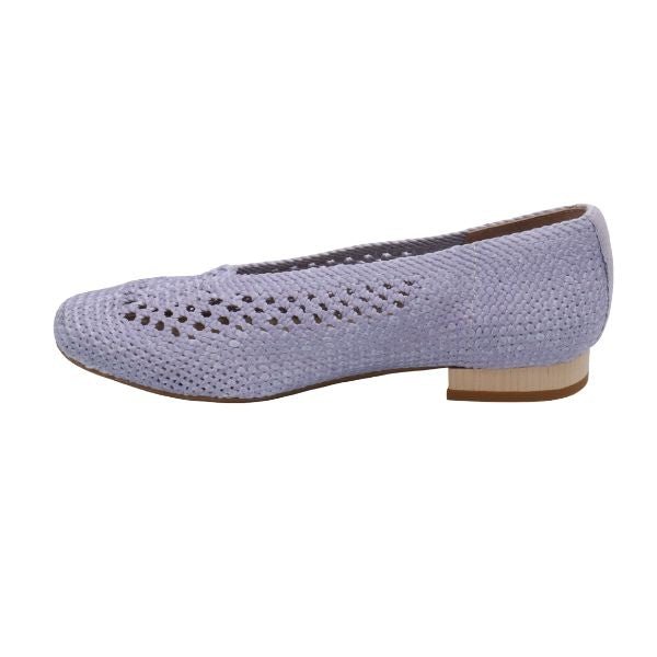 Eric Michael Olivia Woven Raffia Flat