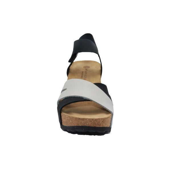 Eric Michael Olympia Women’s Vegetable-Tanned Cork Wedge Sandal