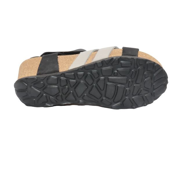 Eric Michael Olympia Women’s Vegetable-Tanned Cork Wedge Sandal