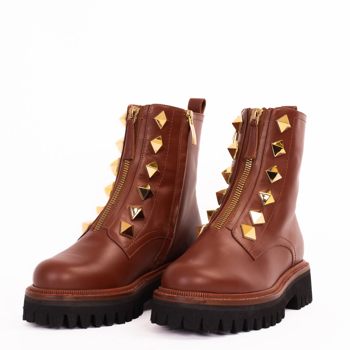 Vinci Leather The Ottawa Brown Leather Ankle Women Boot – product view 5