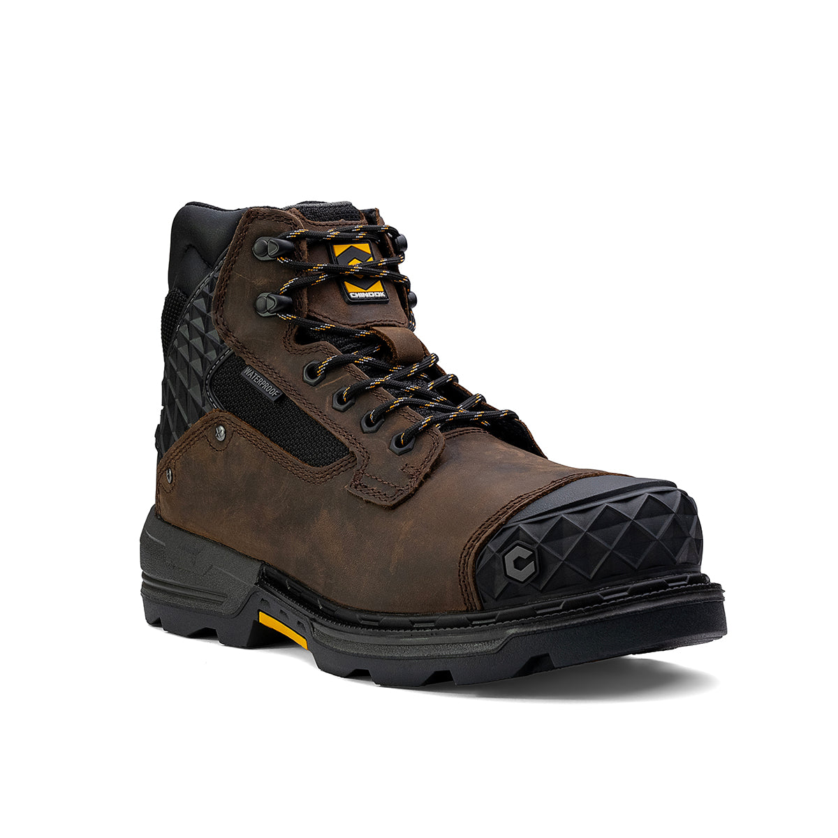Pallet Jack 6" Composite Toe Waterproof Work Boot – Brown – product view 3