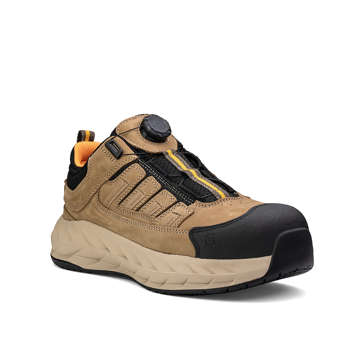 Pro Safety Low Composite Toe Work Shoe – Tan – product view 3