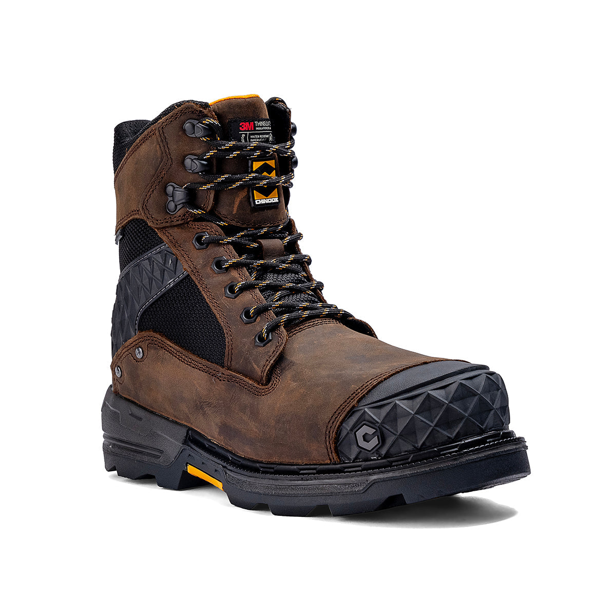 Pallet Jack 8” Insulated Composite Toe Waterproof Work Boot – Brown – product view 3