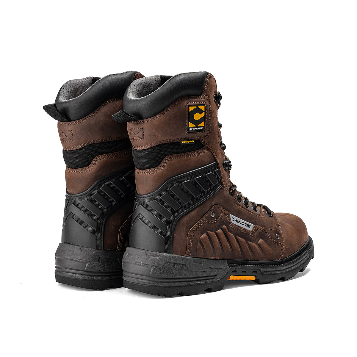Scorpion 9” Soft Toe Waterproof Work Boot – Brown – product view 5