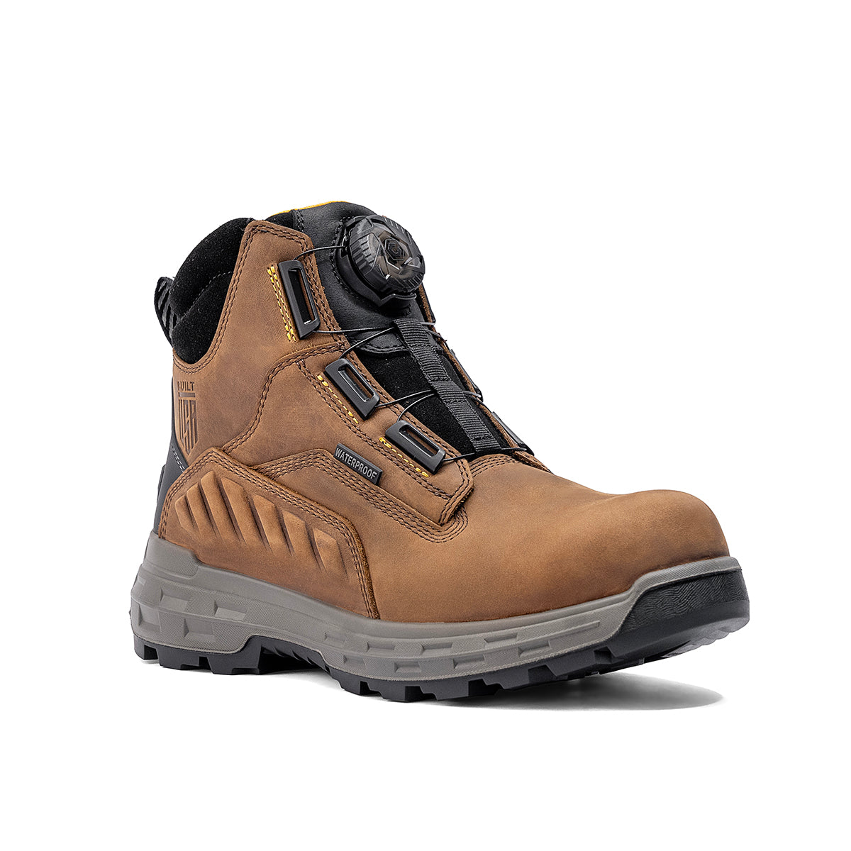 Wildwood 6” Soft Toe Turbolace™ Work Boot - Brown - Made in USA – product view 2