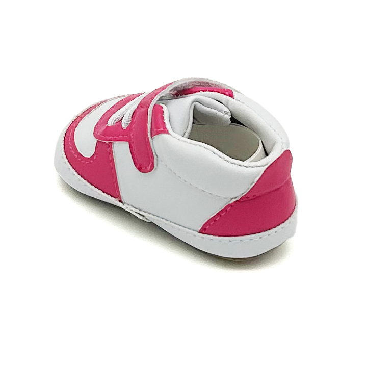 Air Maccabees Infant (Pink) Israel Star of David Leather Sneakers with Magen David – product view 7