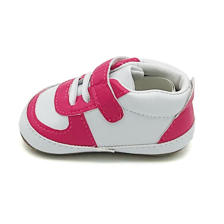 Air Maccabees Infant (Pink) Israel Star of David Leather Sneakers with Magen David – product view 6