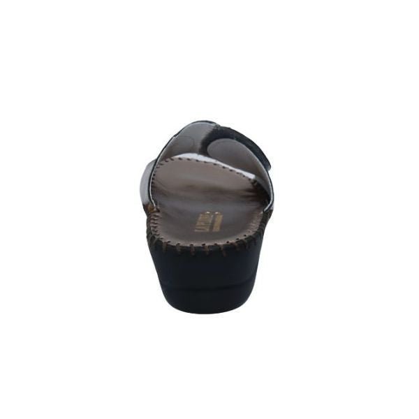 Paola Adjustable Leather Slide