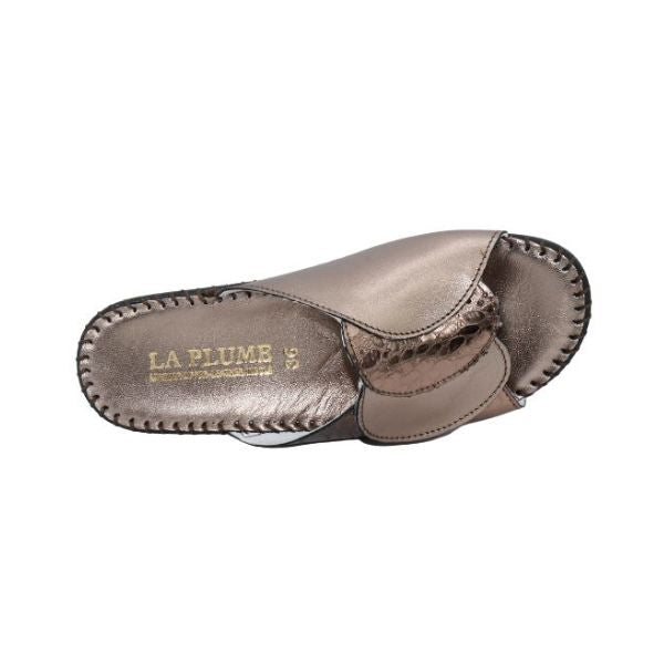 Paola Adjustable Leather Slide