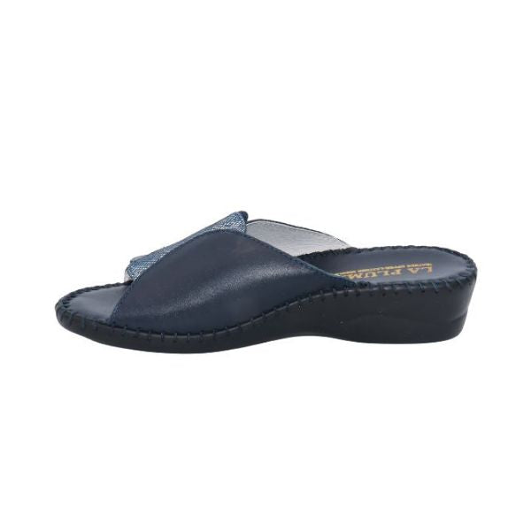 Paola Adjustable Leather Slide