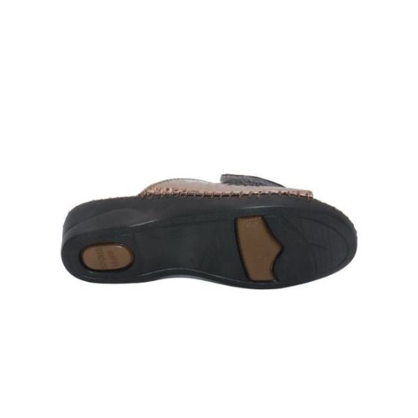 Paola Adjustable Leather Slide