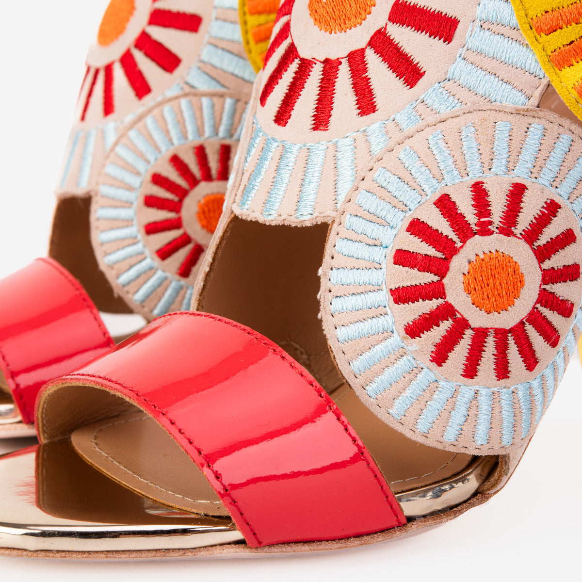 Vinci Leather The Parama Yellow Leather Ankle Strap Women Sandal – product view 4