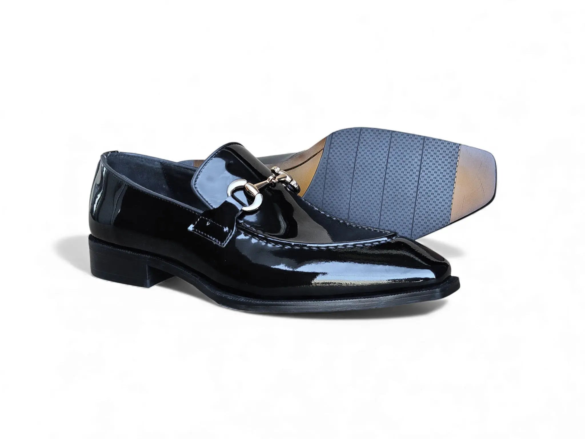 Carrucci Shoes Men's KS303 01P Men's Premium Leather Green KS303 01P