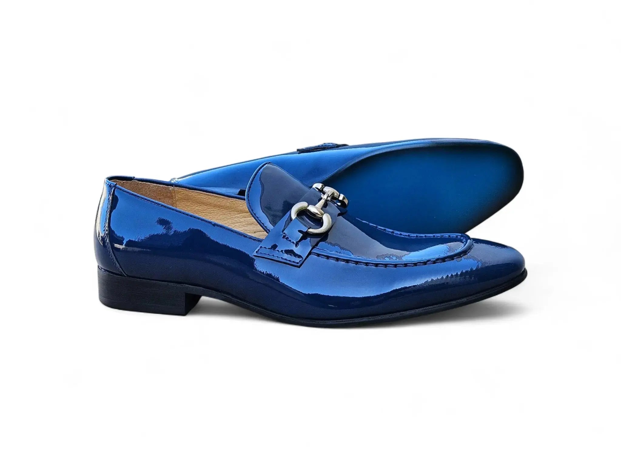 Carrucci Shoes Ks Horse Bit Loafer Patent Leather Classic KS308 101P view 11