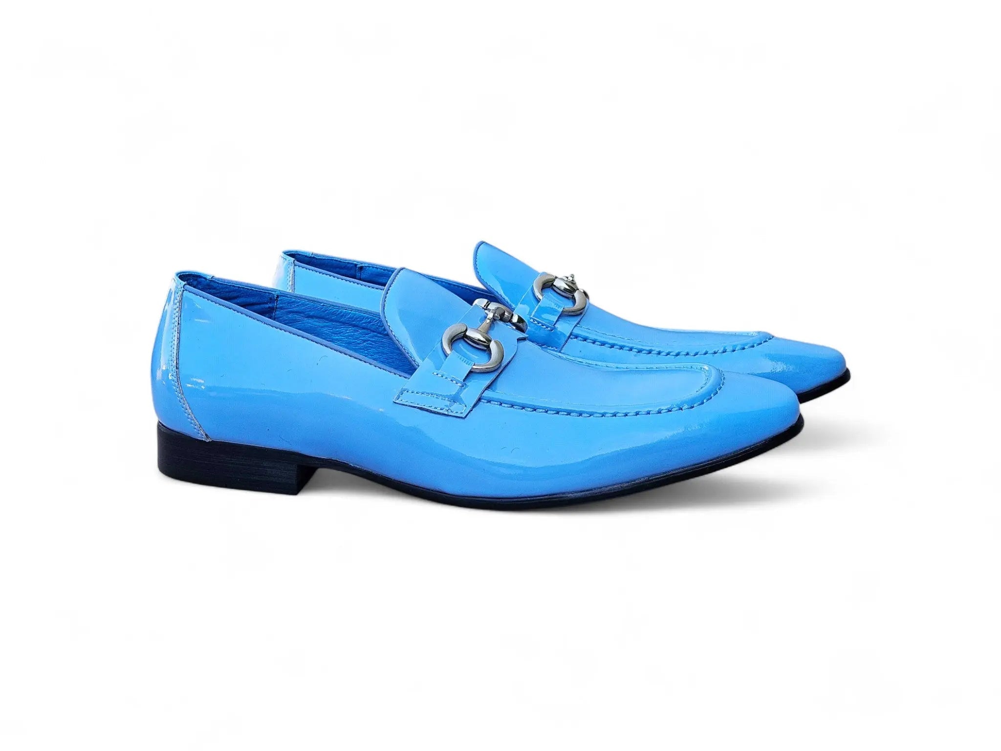 Carrucci Shoes Ks Horse Bit Loafer Patent Leather Classic KS308 101P view 16