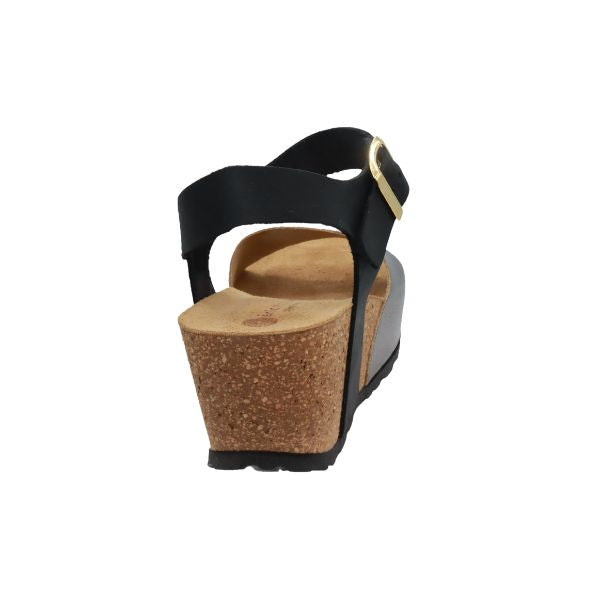 Eric Michael Rosalie Women’s Cork Wedge Leather Sandal