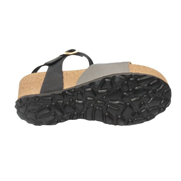 Eric Michael Rosalie Women’s Cork Wedge Leather Sandal
