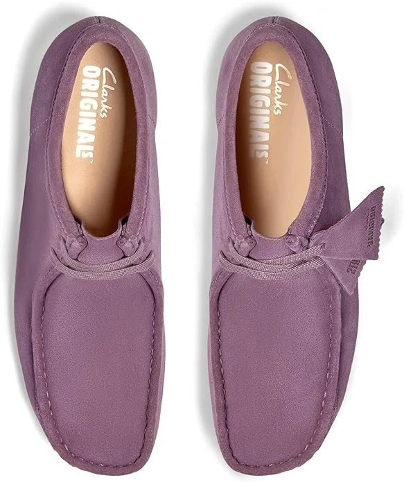 Clarks Originals Wallabee Men's Plum Purple Suede 26183759