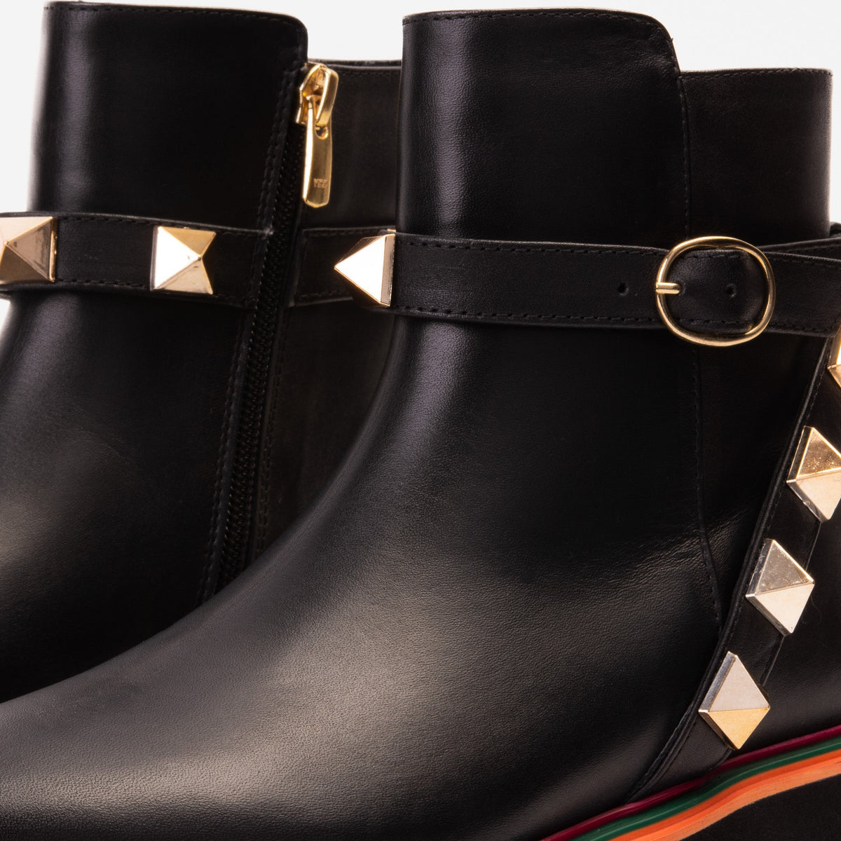 Vinci Leather The Prag Black Leather Ankle Women Boot – product view 4