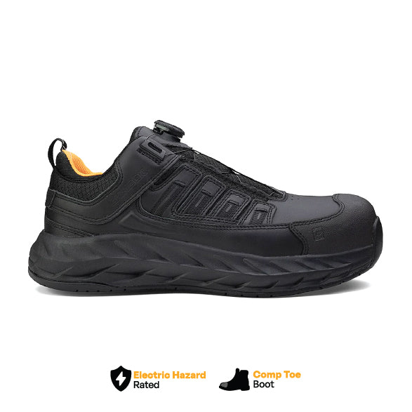 Pro Safety Low Composite Toe Shoe – Black – product view 1