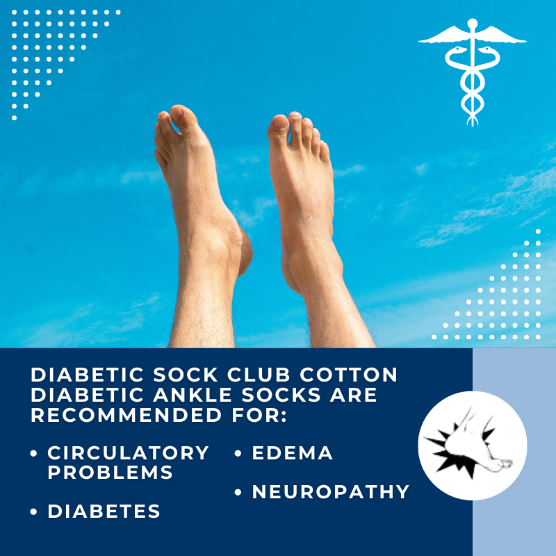 Women's Cotton Diabetic Ankle Socks (6 Pair) – product view 14