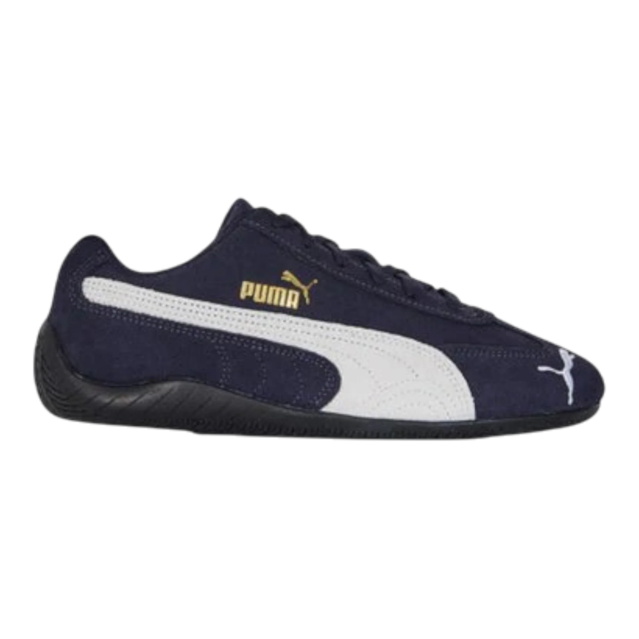 PUMA Speedcat OG Big Kids' (GS) Sneakers — Navy Suede Low-Top