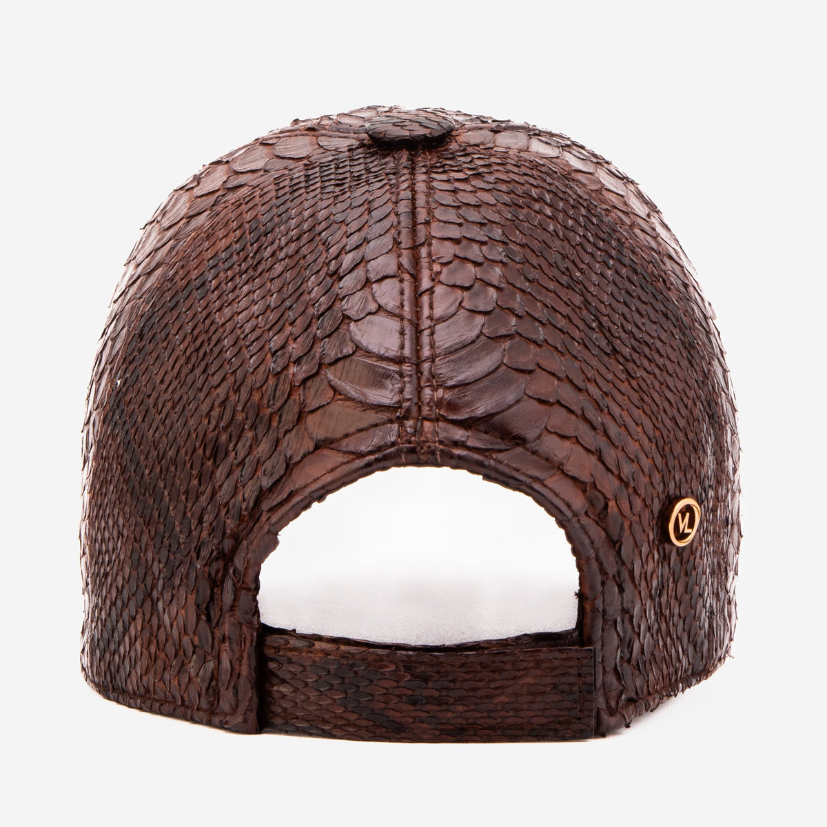 Boss Dark Brown Python Leather Cap