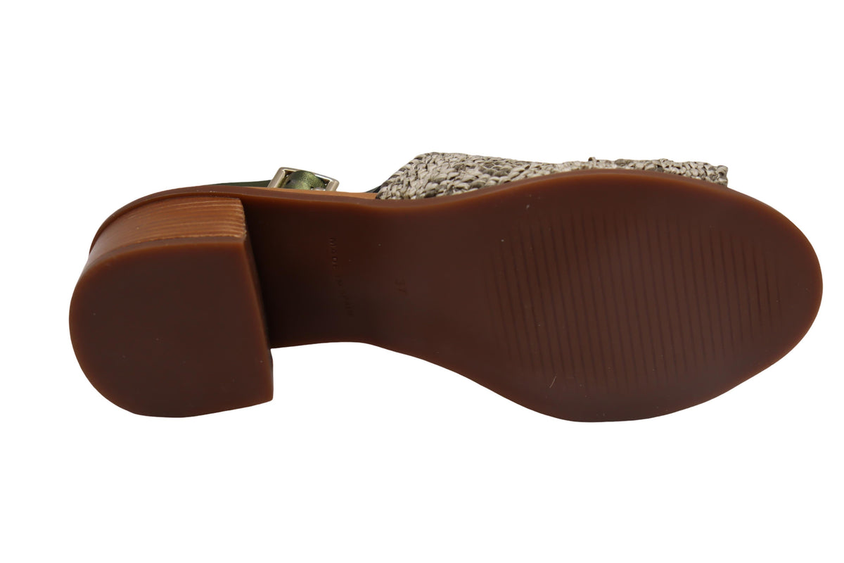 La Plume Shoes Eric Michael Rafa Stretch Raffia Slingback – product view 54