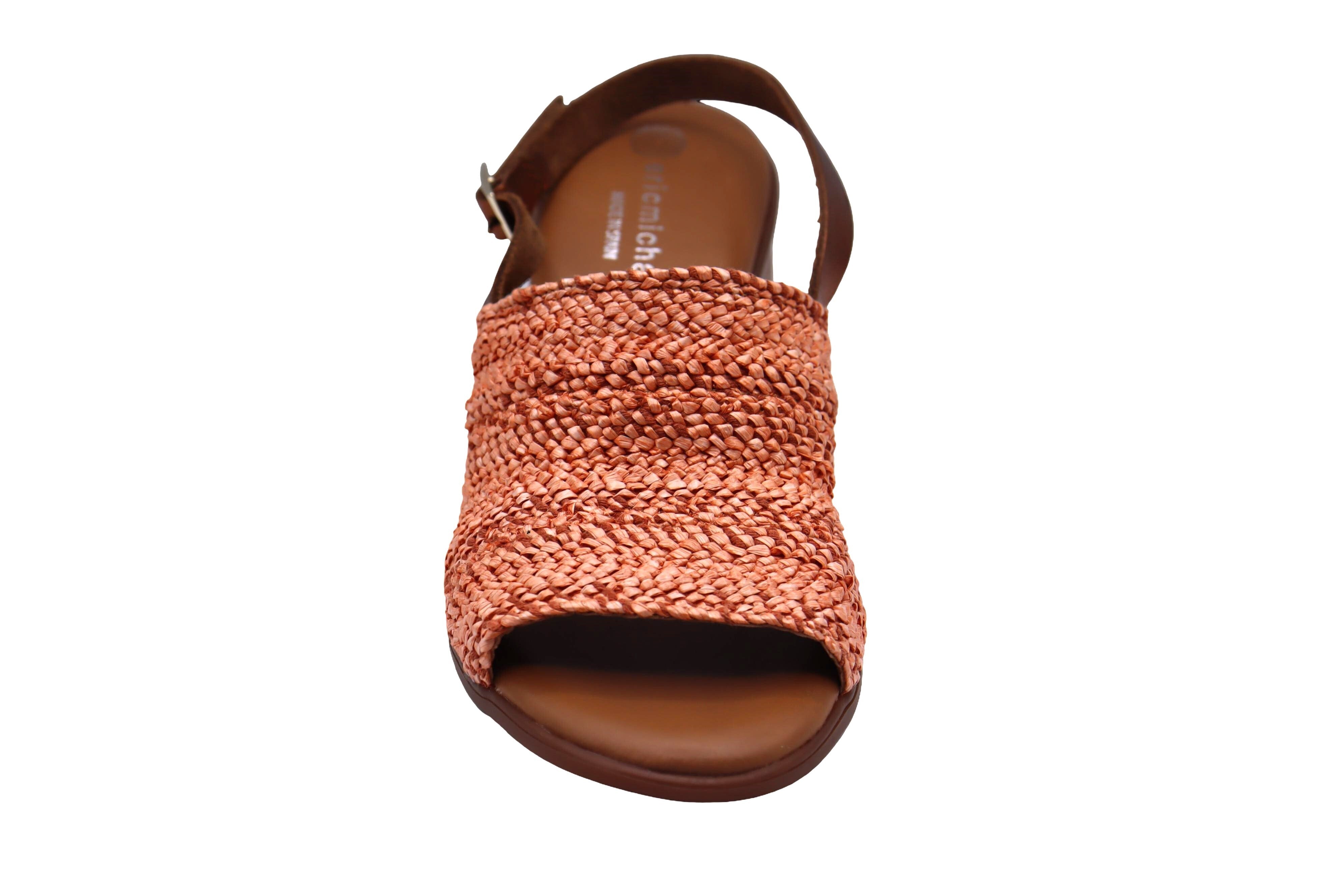 Eric Michael Rafa Stretch Raffia Slingback