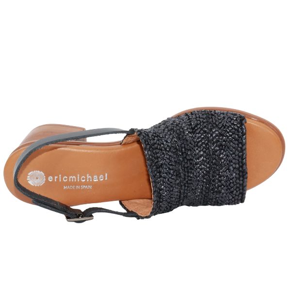 Eric Michael Rafa Stretch Raffia Slingback