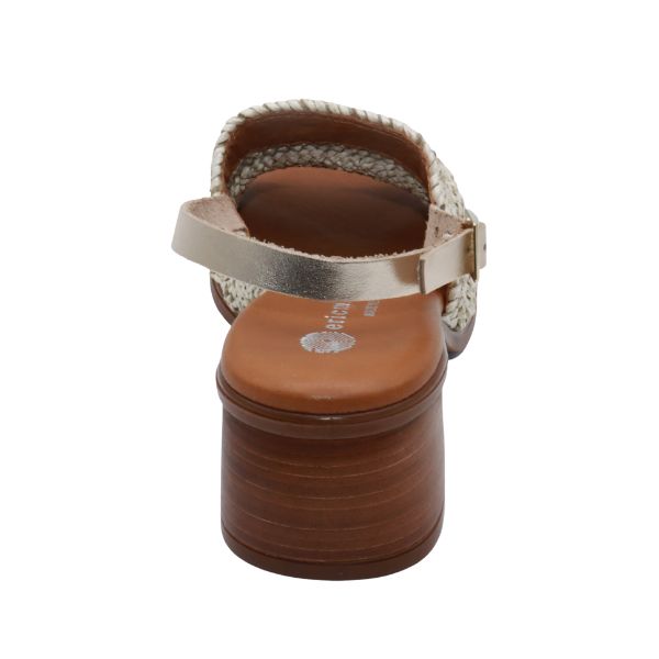 Eric Michael Rafa Stretch Raffia Slingback
