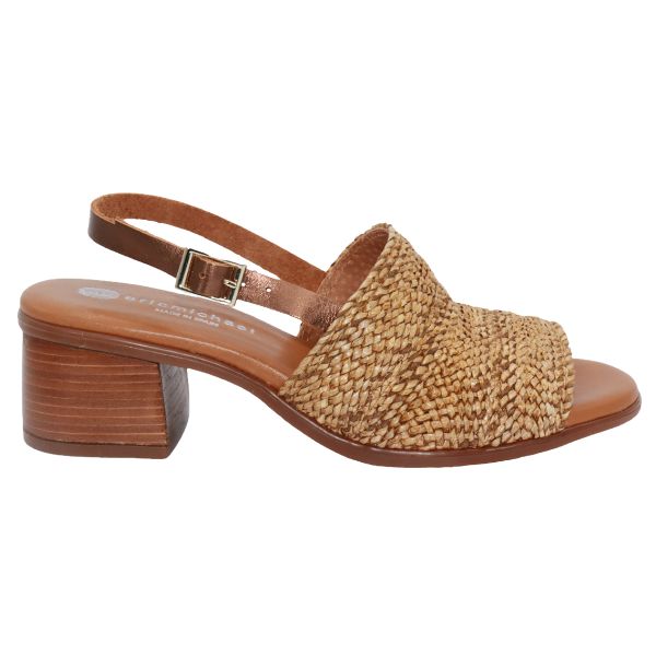Eric Michael Rafa Stretch Raffia Slingback