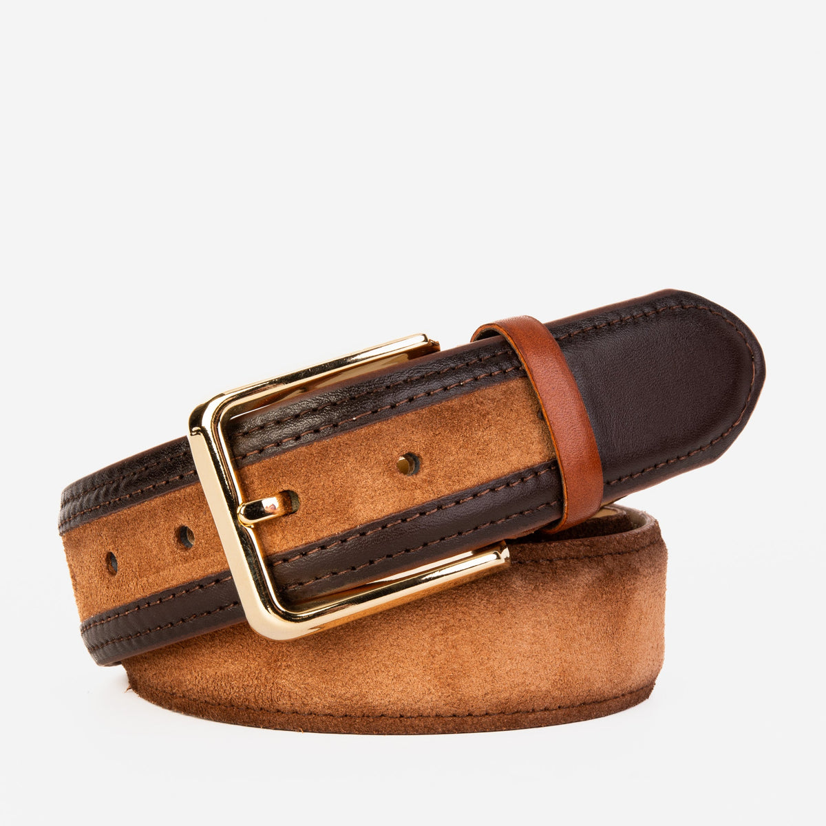 Vinci Leather The Regent Brown Leather Belt – product view 1
