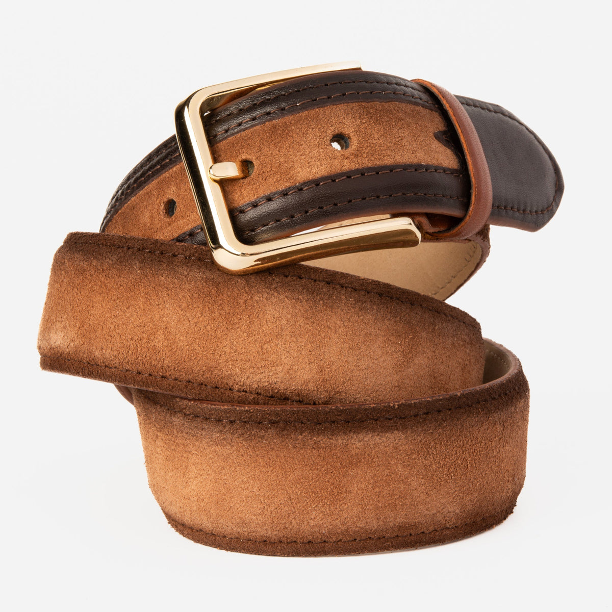 Vinci Leather The Regent Brown Leather Belt – product view 6