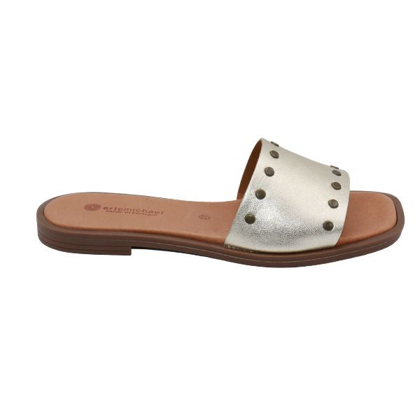 Eric Michael Remi Women’s Studded Cork Wedge Sandal