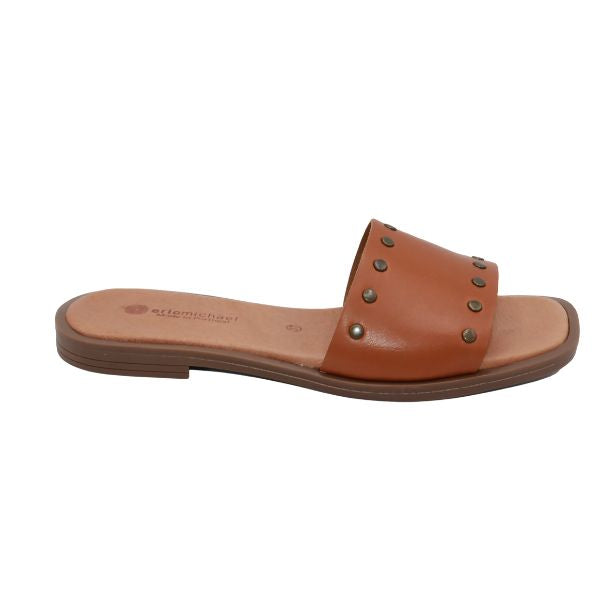 Eric Michael Remi Women’s Studded Cork Wedge Sandal