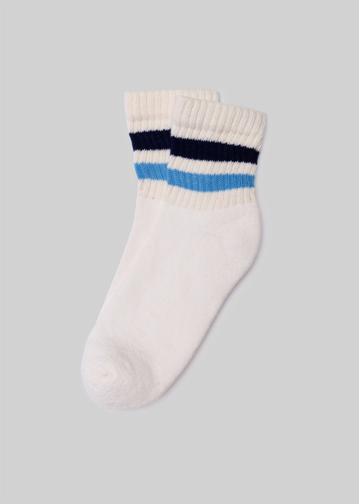 The Retro Stripe Quarter Crew