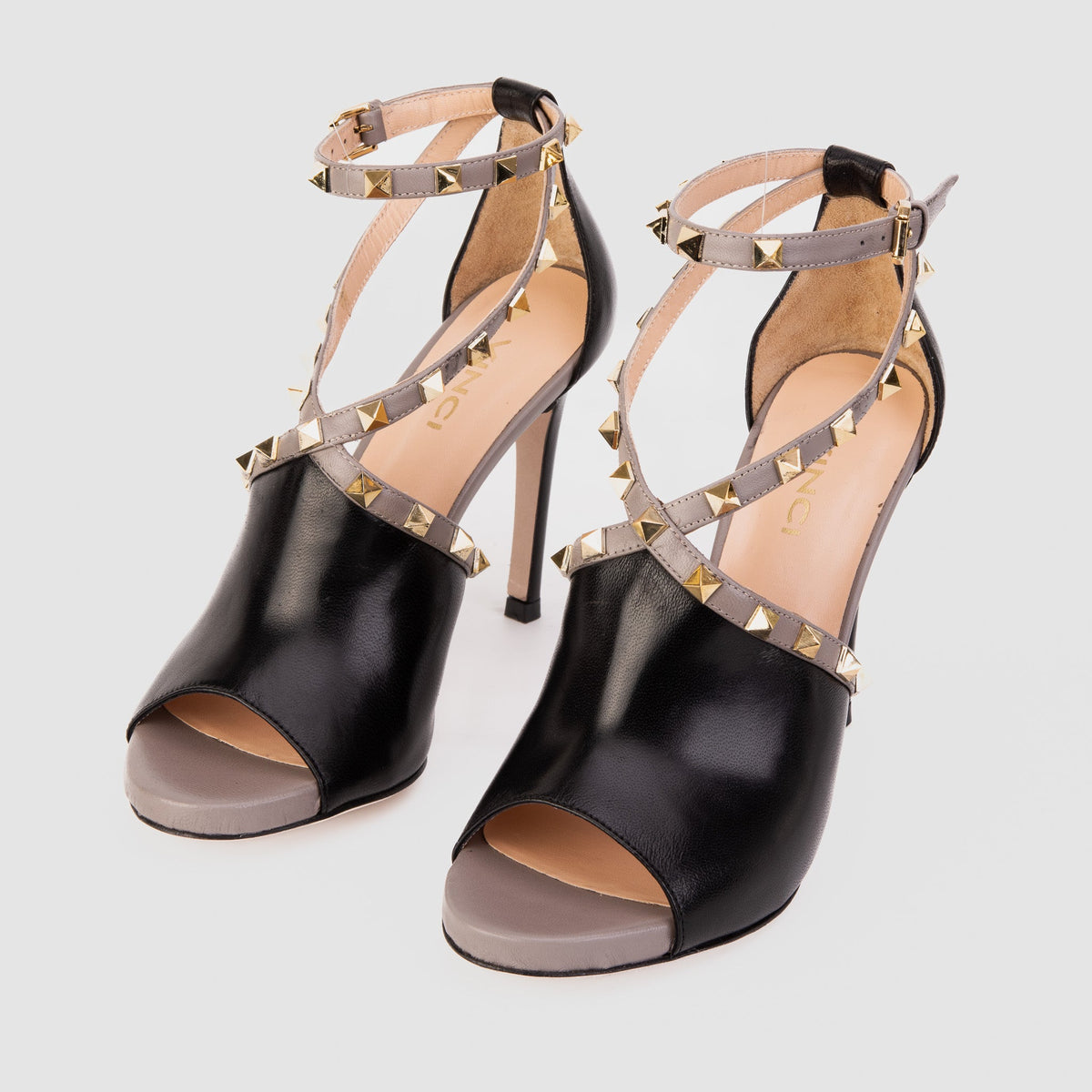 Vinci Leather The Ribnica Black Leather Ankle Strap Women Sandal – product view 5
