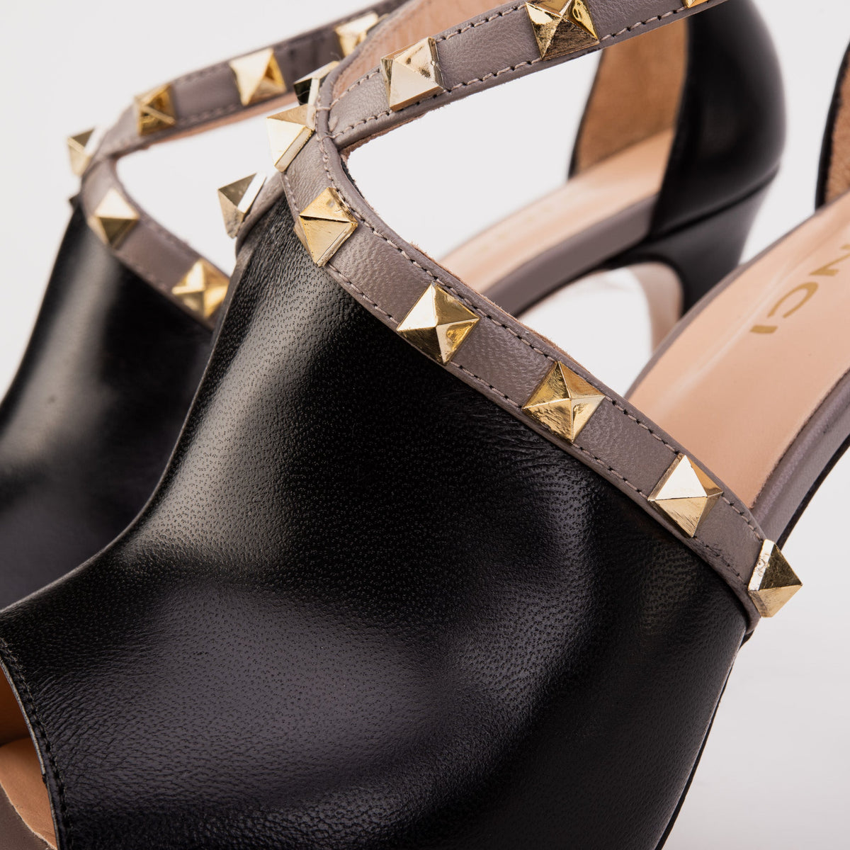 Vinci Leather The Ribnica Black Leather Ankle Strap Women Sandal – product view 6