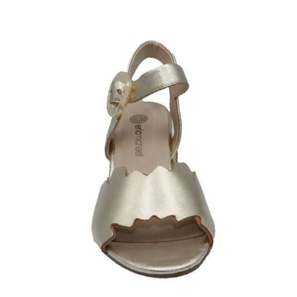 Eric Michael Jade Scalloped Wedge Sandal