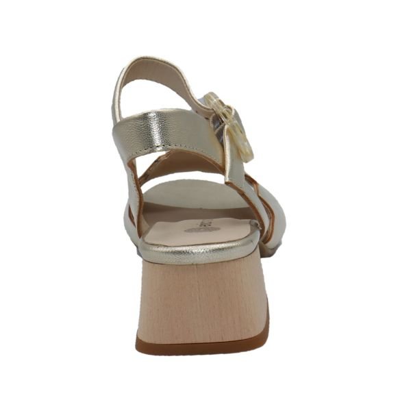 Eric Michael Jade Scalloped Wedge Sandal