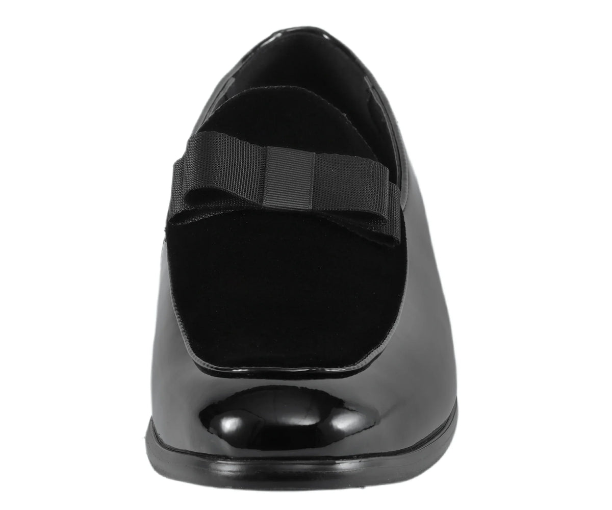 Amali Roux Black Smoking Slippers — product view 4