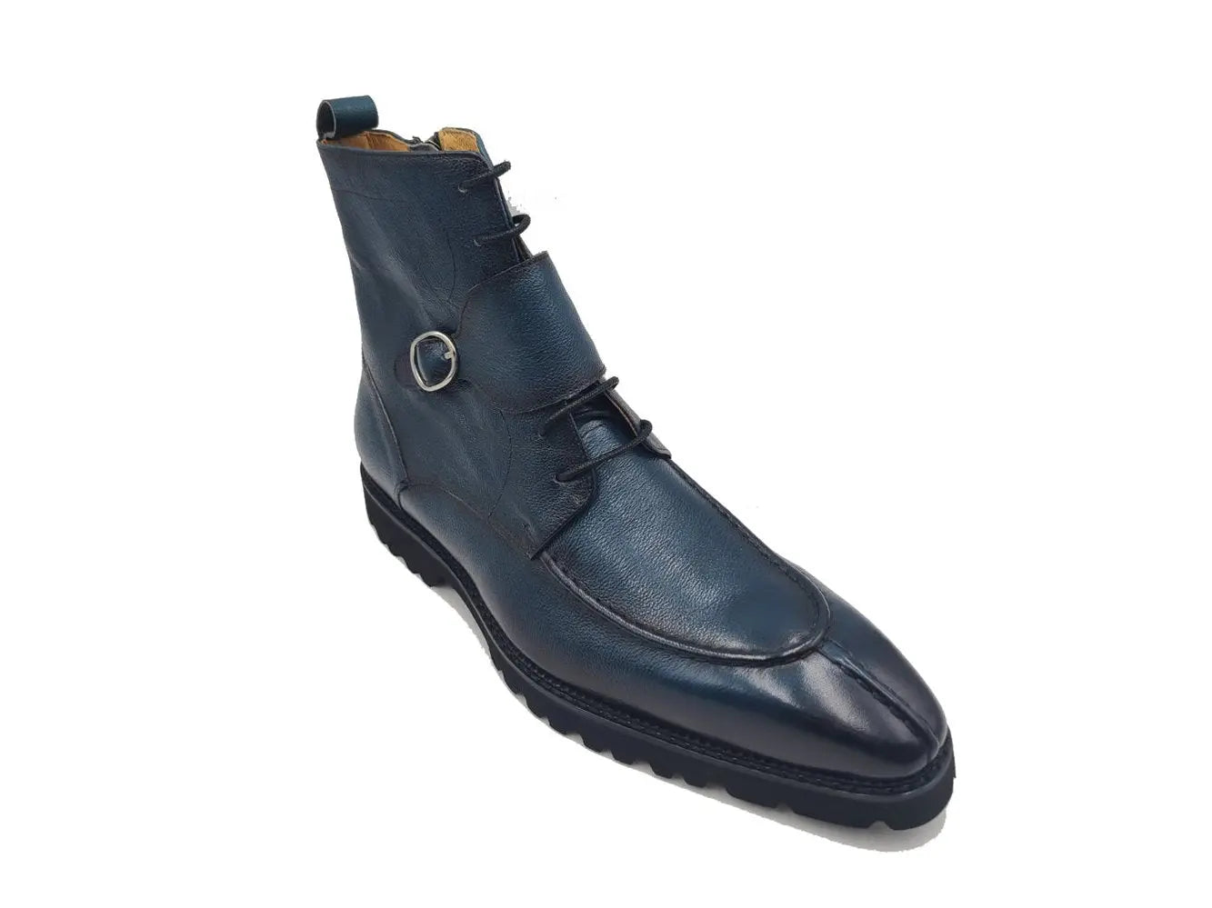 Carrucci Shoes Kb Rugged Split Toe Lace Up Boot Leather Boot KB480 03 view 22